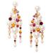 Kate Spade Jewelry | Kate Spade Pearl Chandelier Earrings | Color: Gold | Size: 2.7”