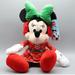 Disney Toys | 15” Disney Minnie Mouse Holiday Plush | Color: Green/Red | Size: One Size