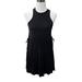 American Eagle Outfitters Dresses | American Eagle Outfitters Soft & Sexy Dress Xxs Black Lace Up Sides Sleeveless | Color: Black | Size: Xxs