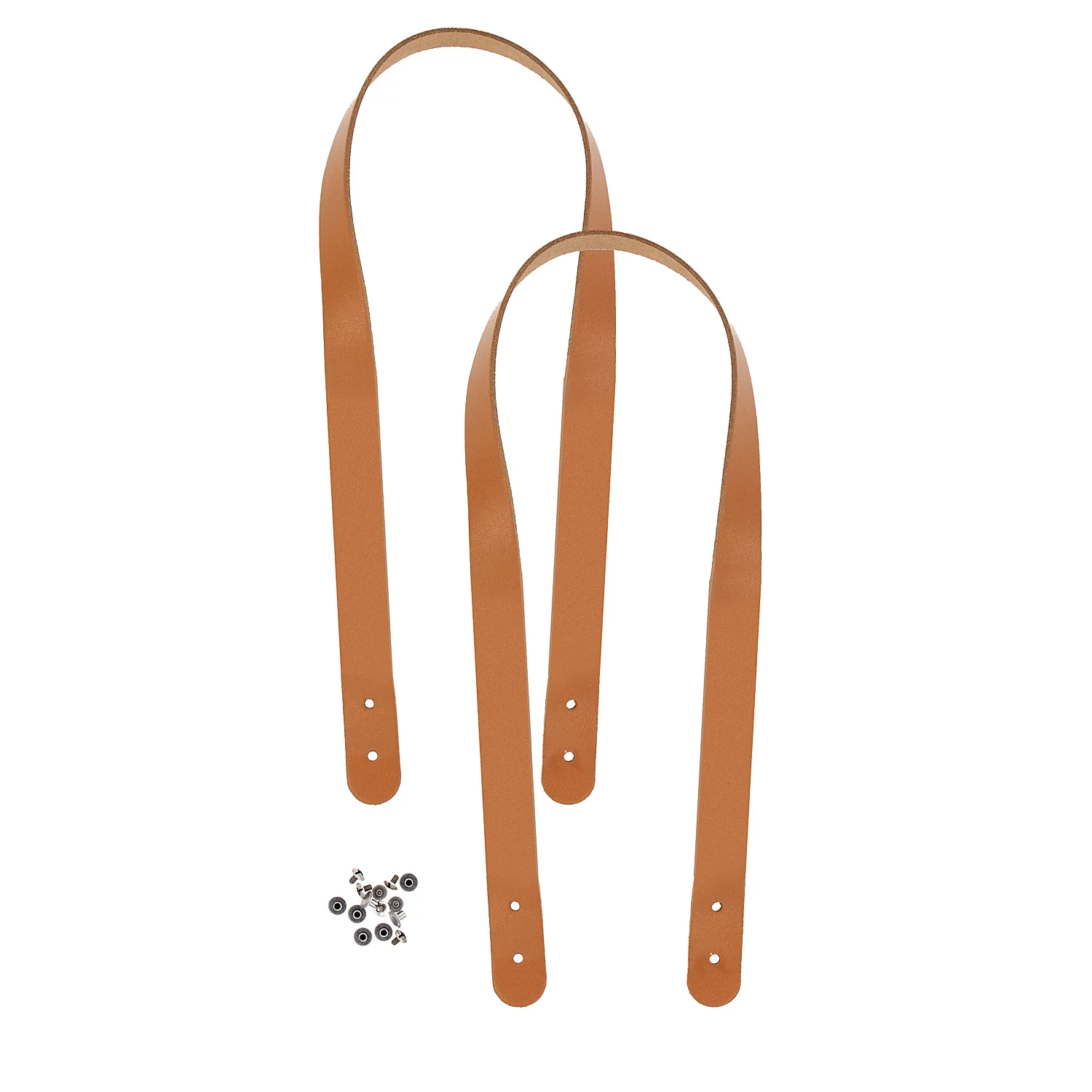 Taschengriffe Miyako, camel, aus Echtleder, Länge: 80 cm Image