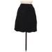 White House Black Market Casual A-Line Skirt Knee Length: Black Print Bottoms - Women's Size 6