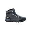 Hikingschuh JACK WOLFSKIN "REFUGIO TEXAPORE MID M", Gr. UK 10 - EU 44,5, Normalschaft, grau (grau, schwarz), Main Material Second Material 100% Polyamide Lining Sole 100% Rubber/ EVA, Schuhe