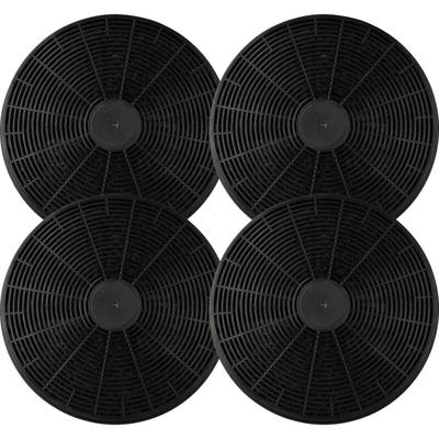 Vhbw - 4x Aktivkohlefilter kompatibel mit Akpo Slim WK-7 Leicht Eco, Soft WK-4, Soft WK-5, Soft
