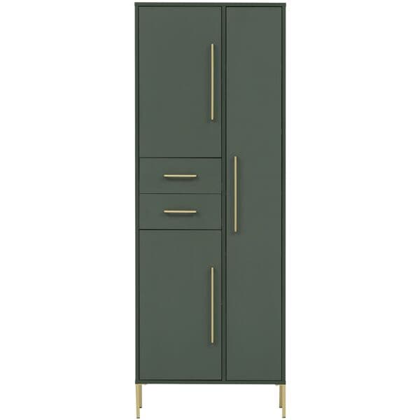 Möbelpartner Garderobenschrank »Kent« grün, 67.1x184.3x33.1 cm