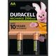 Duracell Universal-Akku "Recharge Ultra", Aa Mignon, 2500 Mah, 2Er-Pack