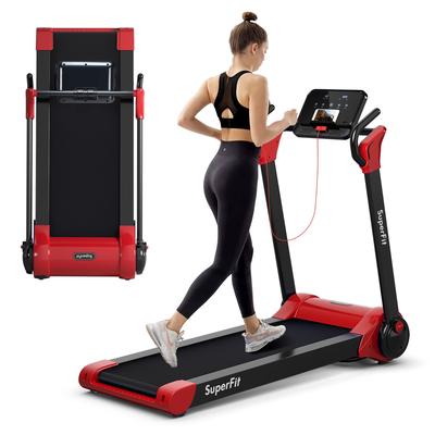 Folding Electric Treadmill Running Machine APP Control Bluetooth