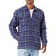 TOM TAILOR Denim Herren Overshirt Jacke mit Karomuster 1032386, 30256 - Blue Coal Grey Big Check, XL