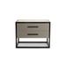 Liang & Eimil Roux 2 Drawer 39" W Solid Wood Dresser Wood in Brown/Gray | 31 H x 39 W x 18 D in | Wayfair LIAES-COD-446