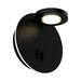 Orren Ellis Aedyn 1 - Light LED Dimmable Wall Sconce Metal in Black | 6.2 H x 6.2 W x 1.4 D in | Wayfair 3F911A4DE62E4E07A0B98C59FF8EE8B4