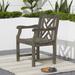 August Grove® Aniecia Acacia Patio Dining Armchair Wood in Brown/Gray | 34 H x 22 W x 24 D in | Wayfair D7CA601D7E704904AF93B346916C340F