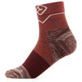 Ortovox - Women's Alpine Quarter Socks - Merinosocken 35-38;39-41;42-44 | EU 35-38;39-41;42-44 bunt;rot/braun;türkis