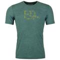 Ortovox - 120 Cool Tec Mountain Logo T-Shirt - Merinoshirt Gr M dark pacific blend