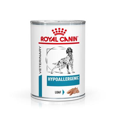 24x400g Royal Canin Veterinary Canine Hypoallergenic Mousse Nassfutter für Hunde mit...