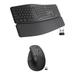 Logitech Wireless ERGO K860 Split Keyboard & Lift Vertical Mouse Productivity Kit 920-009166