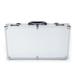 Mairbeon 45*25*7.5cm Aluminum New Framed Locking Gun Pistol HandGun Lock Box Hard Storage Carry Case Silver