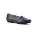 Wide Width Women's Cliffs Gracefully Flat by Cliffs in Navy Smooth (Size 9 W)