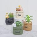 Yirtree Rabbit Flower Pot Succulent Planter Garden Pots Decorative Flower Pot Animal Shaped Cartoon Planter Pots Art Decorations