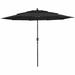 Northlight 9.75 ft. Outdoor Patio Market Umbrella with Hand Crank and Tilt