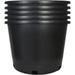 ALL-CARB 5-Pack 25 Gallon Premium Black Nursery Pot Plant Container Garden Planter Pots (25 Gallon)