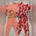 Disney Pajamas | Disney Baby Junior Bambi Thumper & Minnie Mouse Pajamas Bundle Size 12 Months | Color: Red/White | Size: 12mb