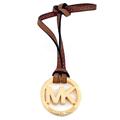 Michael Kors Accessories | Michael Kors Leather Bag Charm Logo Ornament Accessory | Color: Gold | Size: Os