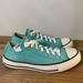 Converse Shoes | Converse All Star Turquoise Low Top Lace Up Sneakers Women’s Size:7 | Color: Green/White | Size: 7