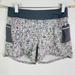 Athleta Bottoms | Athleta Girl Speckle Printed Record Breaker 2.0 Shorts | Color: Gray/Green | Size: 12g