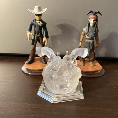 Disney Video Games & Consoles | Disney Infinity Characters Lone Ranger & Tonto 3 Piece Set (#G45) | Color: Black/Tan | Size: Os