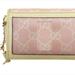Gucci Bags | Gucci Card Case Gg Pattern Pink Ivory Canvas X Leather Authentic | Color: Cream/Pink | Size: 11cm Vertical Width: 8cm : 2cm : 6cm