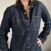 J. Crew Tops | Calvin Klein Snap Button Down Denim Shirt | Color: Blue | Size: L