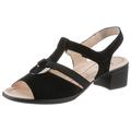 Sandalette ARA "LUGANO" Gr. 7 (40,5), schwarz Damen Schuhe Sandaletten Sommerschuh, Sandale, Blockabsatz, in Schuhweite H (= sehr weit)