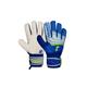 Torwarthandschuhe REUSCH "Attrakt Solid" Gr. 11, grau (grau, blau) Damen Handschuhe Sporthandschuhe