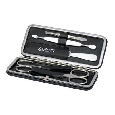 ERBE Siena Maniküre Set Bügel-Etui, schwarz, 5-tlg.