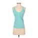Nike Active Tank Top: Teal Activewear - Women's Size X-Small