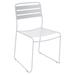 Fermob Surprising Stacking Patio Dining Side Chair in Black | 32 H x 19.5 W x 20 D in | Wayfair 122501