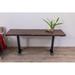The Table Company 65" Console Table Wood in Brown/Gray | 30 H x 65 W x 18 D in | Wayfair CS1-65-18-1.5-TK-CO-PL-CS-SM-LE-RT
