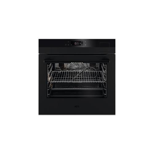 AEG 9000 SteamPro / Dampfbackofen / Dampfreinigung / Matt Black BSK792280T