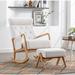 Corrigan Studio® Khadesia Rocking Chair Upholstered/Fabric | 37.01 H x 25.59 W x 33.46 D in | Wayfair E039B20C76F94DADB2F2F65FA29DFB61