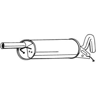 Bosal Endschalldämpfer [Hersteller-Nr. 233-119] für VW Image