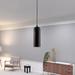 1-Light Industrial Cylinder Hanging Light with 3.27ft Adjustable Cord - 3.93''*11.8''