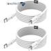 10 ft For Lighting Charger 2 Pack Lightning to USB Cable 10 Foot Long Fast Compatible for iPhone Charging Cables Cord for iPhone 13 Pro Max/12 Mini/11/XR/Xs with fast data transmission.