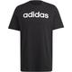 ADIDAS Herren Shirt Essentials Single Jersey Linear Embroidered Logo, Größe XL in Schwarz