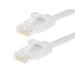 Monoprice Cat6 Ethernet Patch Cable - 5 Feet - White (12 pack) Snagless RJ45 Stranded 550MHz UTP Pure Bare Copper Wire 24AWG - Flexboot Series