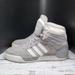Adidas Shoes | Adidas | Retro Neo Ortholite Grey Suede Trim High Tops Sneakers | Color: Gray/White | Size: 8.5