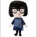 Disney Other | New Disney Edna Mode The Incredibles 2 Plush Doll Christmas Makes Great Gift! | Color: Black/Blue | Size: 12.5”