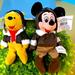 Disney Toys | Disney Store Exclusive Nwt Vtg 90s Winnie The Pooh & Mickey Mouse Pilot Bean Bag | Color: Brown/Yellow | Size: 8”