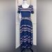 Lularoe Dresses | New Lularoe Riley Midi Dress | Color: Blue | Size: S