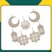 The Holiday Aisle® 7 Piece Eid Ramadan Ornament Set Wood in Brown | 6.89 H x 4.65 W x 0.2 D in | Wayfair 227C4497F3AE4E168CEFA25E61F0A3E3