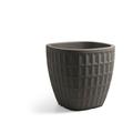 Vaso quadrato in resina 'Tyle' 40 cm. Antracite