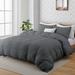 Soft Microfiber Clipped Duvet Cover & Pillowcase Set